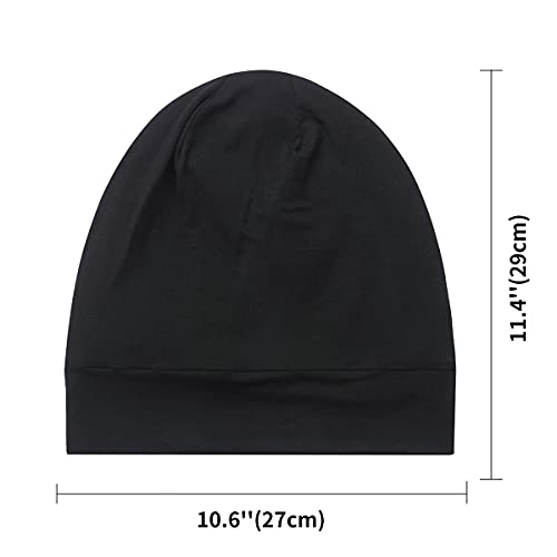 Satin Bonnet Silk Lined Sleep Cap Hair Cover Frizzy Hair Beanie Adjustable Sl...