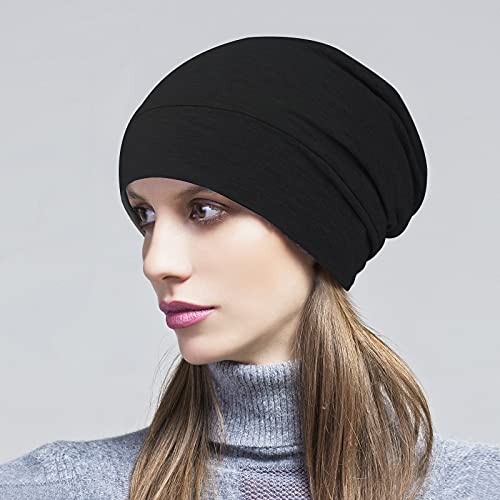 Satin Bonnet Silk Lined Sleep Cap Hair Cover Frizzy Hair Beanie Adjustable Sl...