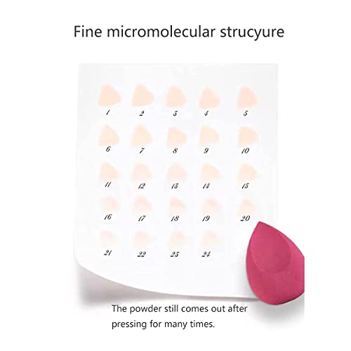 4 Pcs Makeup Sponges Blender Set - Makeup Sponges For Foundation Blender with...