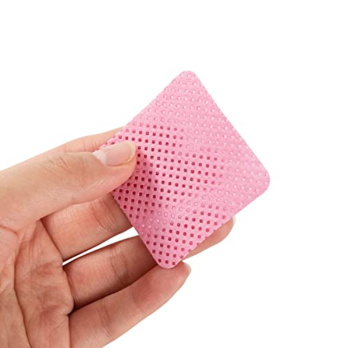 BLUERISE 500Pcs Pink Nail Pliosh Remover Lint Free Nail Wipes Soft Gel Nail P...