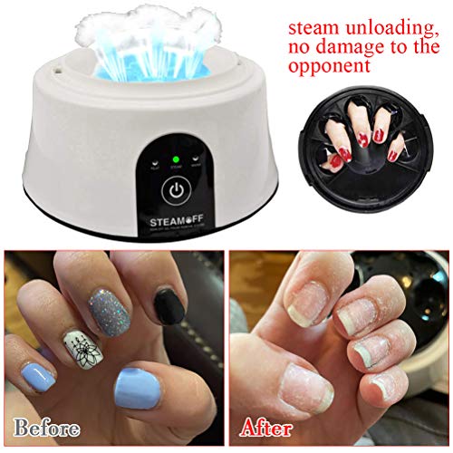 Nail Remover Steam Nail Polish Remover Machine Set, Portable Nail Steamer Ste...