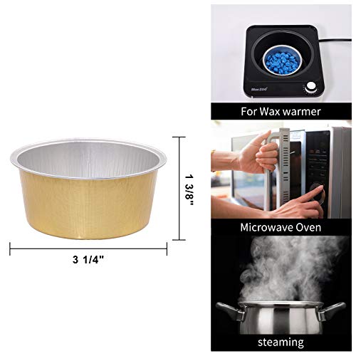 Bluezoo Wax Melting Bowl Mini Waxing Pot for Brazilian Hard Wax Beads Hair Re...