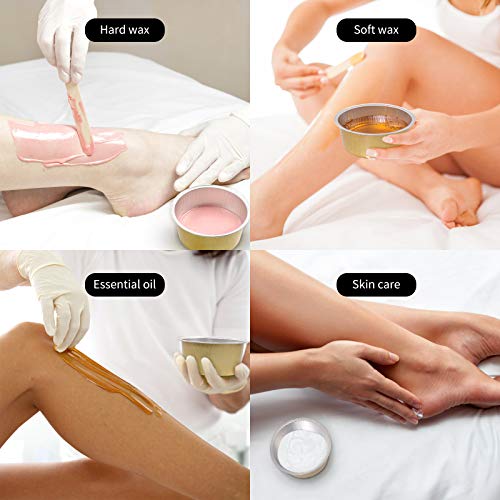 Bluezoo Wax Melting Bowl Mini Waxing Pot for Brazilian Hard Wax Beads Hair Re...