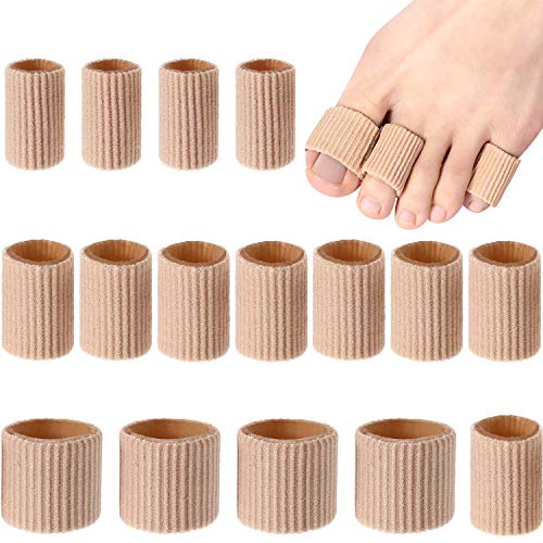 Toe Cushion Tube Toe Tubes Sleeves Soft Gel Corn Pad Protectors for Cushions ...