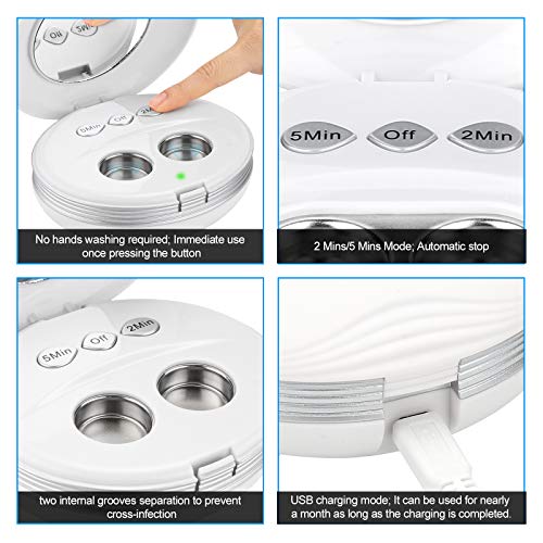 Contact Lens Cleaner Machine, Blumway Ultrasonic Contact Lens Cleaner with US...