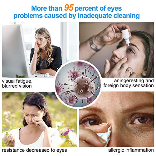 Contact Lens Cleaner Machine, Blumway Ultrasonic Contact Lens Cleaner with US...