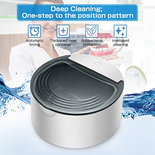 Ultrasonic Denture Cleaner, BlumWay Profession Retainer/Aligner/Mouth Guard C...