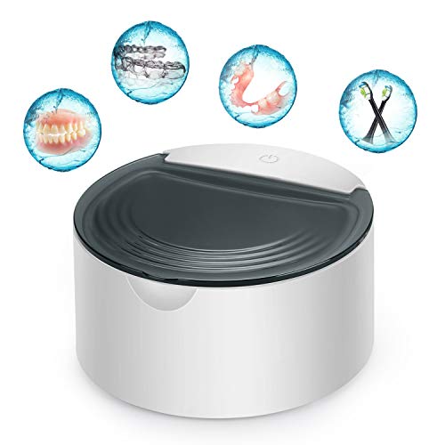 Ultrasonic Denture Cleaner, BlumWay Profession Retainer/Aligner/Mouth Guard C...