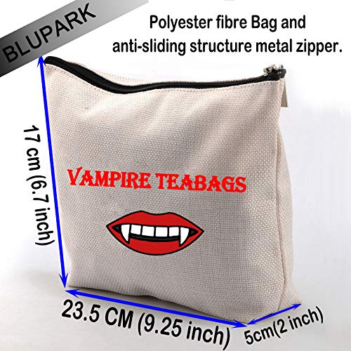 Generic Vampire Inspired Gift Funny Vampire Teabag Makeup Bag Gift for Women ...