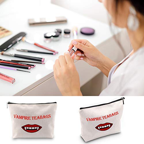 Generic Vampire Inspired Gift Funny Vampire Teabag Makeup Bag Gift for Women ...