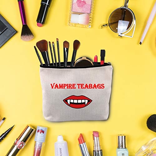 Generic Vampire Inspired Gift Funny Vampire Teabag Makeup Bag Gift for Women ...