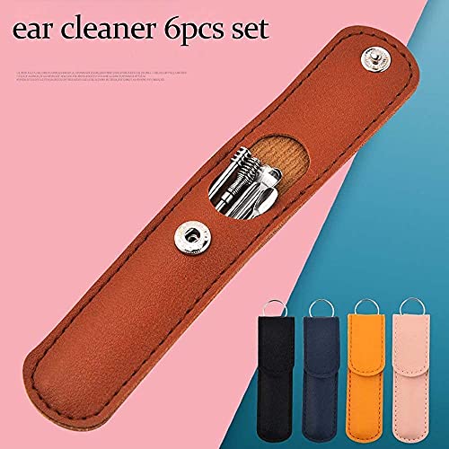 Ear Wax Removal Tool Set - Spiral Design Stainless Steel Ear Wax Cleansing Ki...