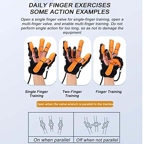 Rehabilitation Robot Gloves Hemiplegia Finger Trainer Stroke Hand Splint Assi...