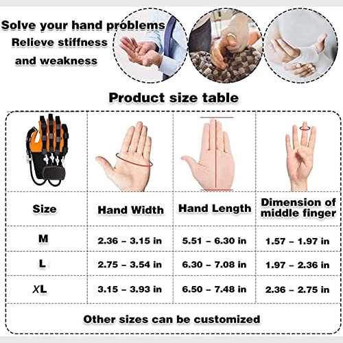 Rehabilitation Robot Gloves Hemiplegia Finger Trainer Stroke Hand Splint Assi...