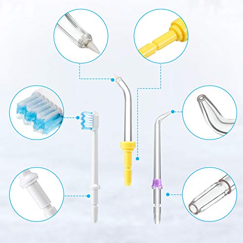 10 Pieces Replacement Tips Compatible with Waterpik Water Flosser WP-100, WP-...