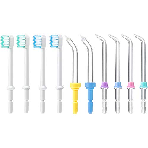 10 Pieces Replacement Tips Compatible with Waterpik Water Flosser WP-100, WP-...