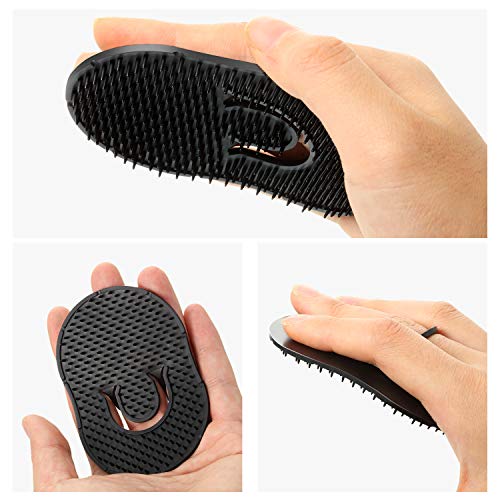 12 Packs Pocket Palm Combs Portable Soft Hair Combs Beard Shampoo Brush Combs...