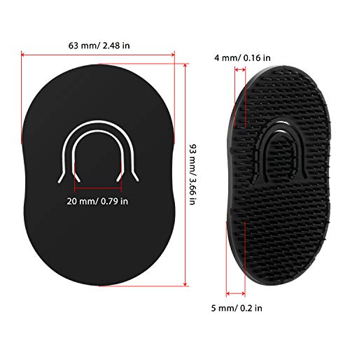 12 Packs Pocket Palm Combs Portable Soft Hair Combs Beard Shampoo Brush Combs...