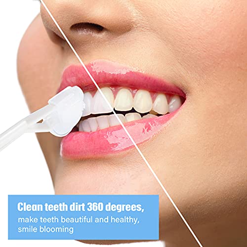 2 Pieces Autism Toothbrush Three Bristle Travel Toothbrush for Complete Teeth...