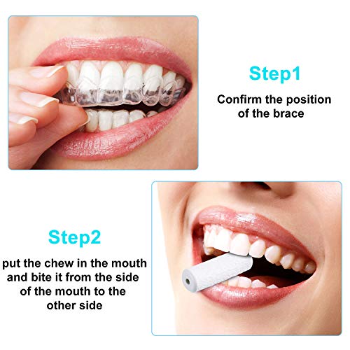 20 Pieces Aligner Tray Seaters Chewies for Aligner Trays Chompers Aligner Tra...