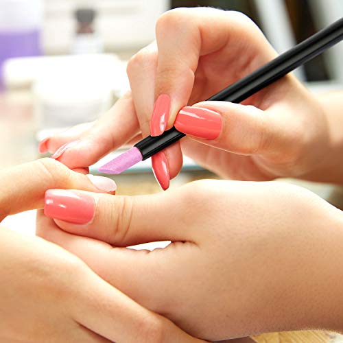 20 Pieces Pumice Stone Nail File Cuticle Stone Pusher Nail Sanding Sticks Nai...