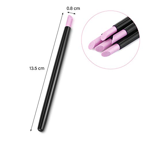 20 Pieces Pumice Stone Nail File Cuticle Stone Pusher Nail Sanding Sticks Nai...