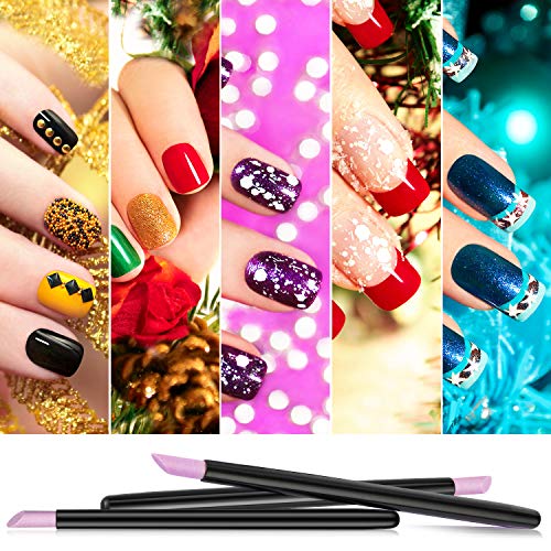 20 Pieces Pumice Stone Nail File Cuticle Stone Pusher Nail Sanding Sticks Nai...