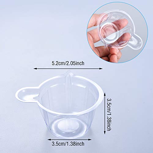 200 Pieces Urine Cups Plastic Urine Collection Cups Disposable Urine Specimen...