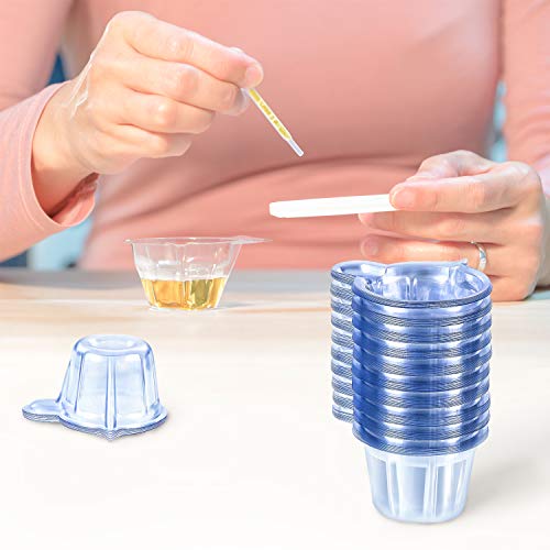 200 Pieces Urine Cups Plastic Urine Collection Cups Disposable Urine Specimen...