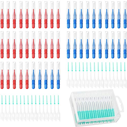250 Pcs Floss Brushes Interdental Brush Teeth Soft Dental Picks Tooth Floss I...