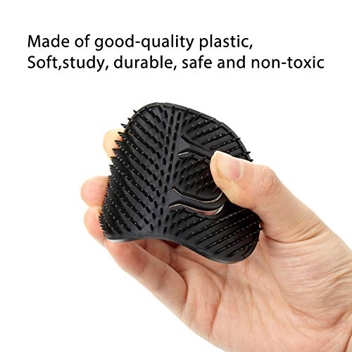 6 Packs Pocket Palm Combs, Shampoo Comb, Massager Hair Brush Comb, Scalp Mass...