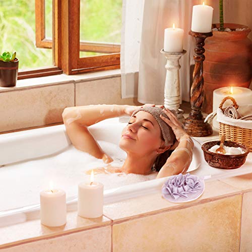 6 Pieces Bath Shower Loofah Pouf Sponge Mesh Pouf Shower Ball Exfoliating Bod...