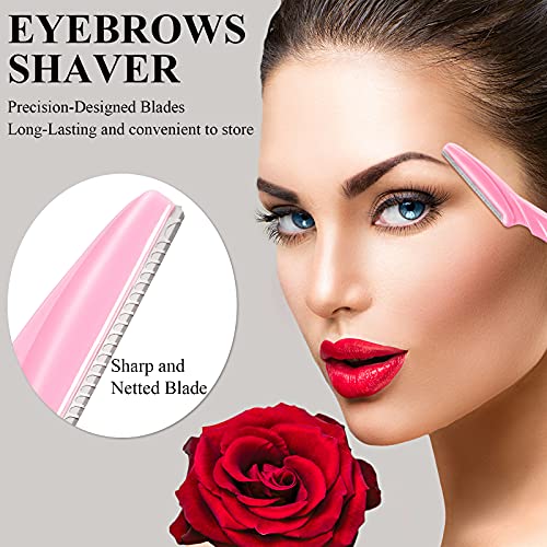 96 Pieces Eyebrow Razors Shavers Trimmers for Women Facial Razors Shavers for...