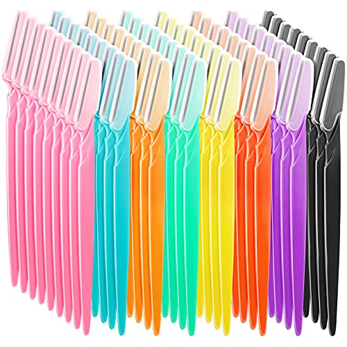 96 Pieces Eyebrow Razors Shavers Trimmers for Women Facial Razors Shavers for...