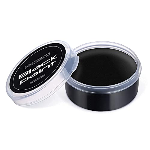 BOBISUKA Black Face and Body Paint,Professional Oil Based Cream Paint Palette...
