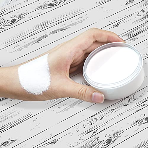 BOBISUKA White Face and Body Paint,Professional Oil Based Creamy Painting Pal...