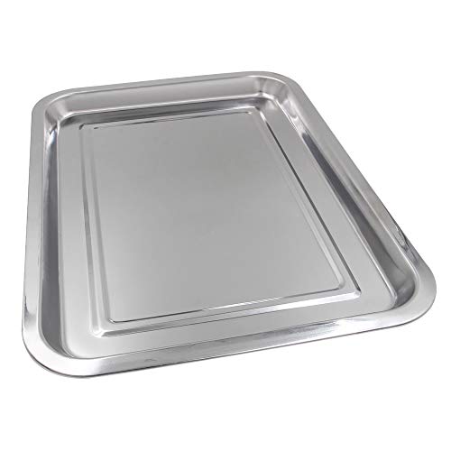 Tattoo Stainless Steel Tray - 4 Pack Stainless Steel Tattoo Trays 13.5" X 10"...