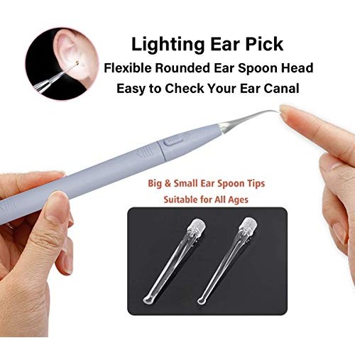 BOCOOLIFE Earwax Removal Kit,Earwax Cleaner System-Ear Wax Washer,Ear Basin,3...