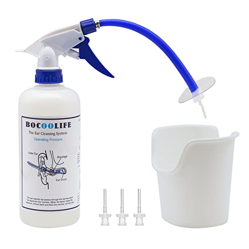 BOCOOLIFE Earwax Removal Kit,Earwax Cleaner System-Ear Wax Washer Irrigation ...