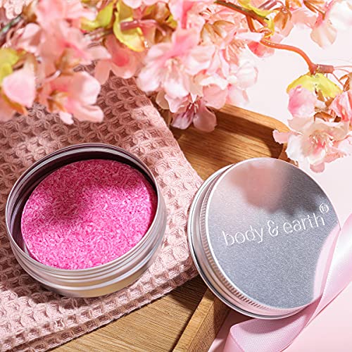 Bath and Body Gift Set for Women - Cherry Blossom Scent with Double-Layer Spa...