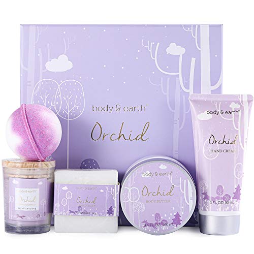 Bath Gifts for Women - Gift Set for Women Body & Earth 5 Piece Body Spa Bath ...