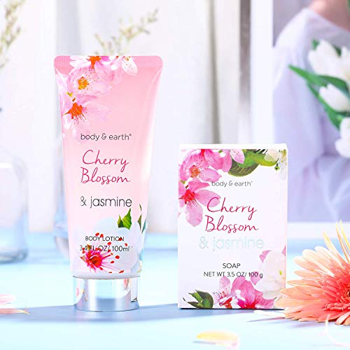 Gift Basket for Women - Spa Gift Baskets Body&Earth 8 Pcs Women Bath Sets wit...