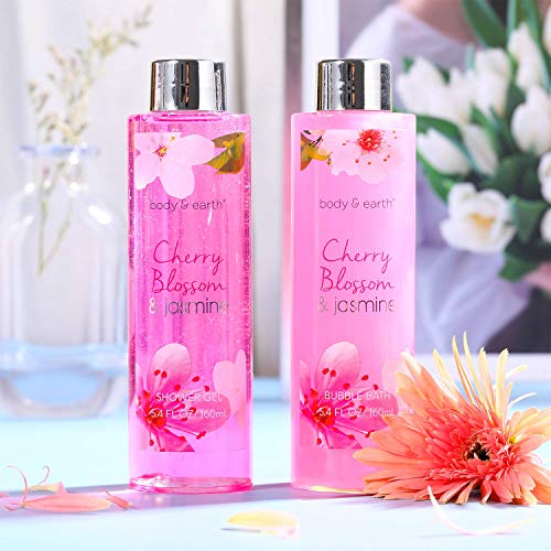 Gift Basket for Women - Spa Gift Baskets Body&Earth 8 Pcs Women Bath Sets wit...