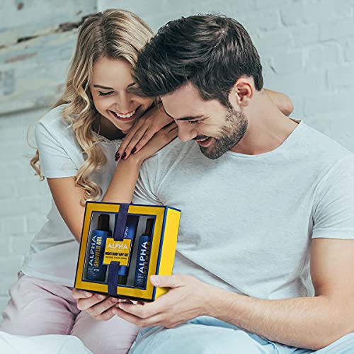 Gift Set for Men, Bath Set for Men, Holiday Gift Set with Fresh Ocean Scent, ...