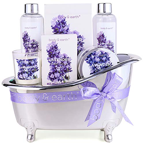 Gift Set for Women, Gift Basket for Women, Body & Earth Women Bath Set 7 Pcs ...