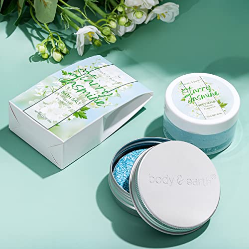 Gift Set for Women - Spa Gift Baskets for women Body & Earth 11 Pcs Jasmine S...