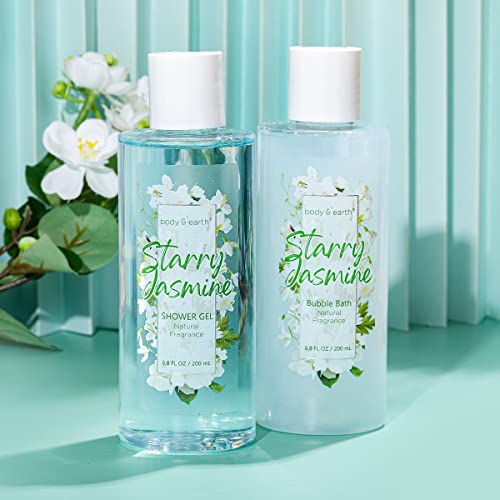 Gift Set for Women - Spa Gift Baskets for women Body & Earth 11 Pcs Jasmine S...