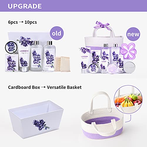 Gifts for Women - Gift Basket for women, Body & Earth Lavender Scented Women ...