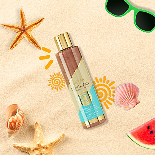 Body Drench Quick Tan Sunless Tanning Self Tan Dry Oil for Bronze Glowing Ski...