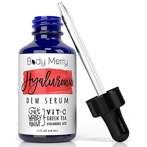 Body Merry Hyaluronic Dew Serum - Hyaluronic Acid Serum for Face & Neck Anti-...